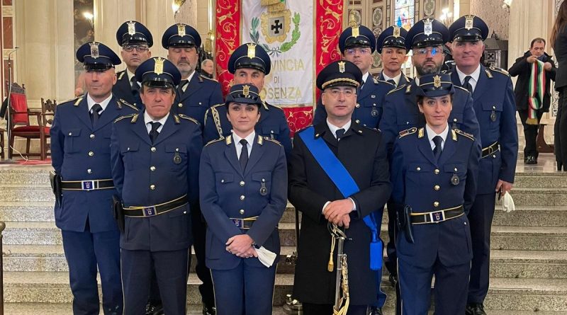 Cosenza: Conferite le benemerenze alla Polizia Provinciale e al Comandante Rosario Marano