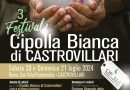 CASTROVILLARI Al via la terza edizione del Festival della Cipolla Bianca