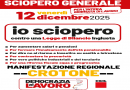 Sciopero Generale della Cgil a Crotone: Manifestazione Regionale il 12 Dicembre
