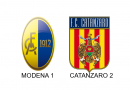 Serie B Il Modena beffato al 90+1: il Catanzaro ribalta e vince 2-1