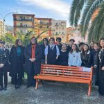Inaugurata la Panchina Arancione contro la Violenza di Genere a Lamezia Terme