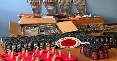 Polizia Siderno: arrestato un soggetto per detenzione abusiva di materiale pirotecnico illegale