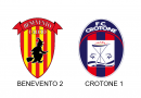 Il Benevento ribalta il Crotone e conquista il primo posto in solitaria della classifica di Serie C Girone C