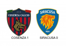 Il Cosenza passa il turno contro il Siracusa 1 – 0 : decide Emmausso