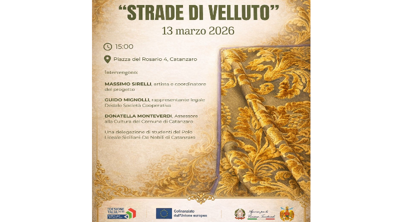 Catanzaro, al via “Strade di Velluto”: la street art che unisce inclusione e memoria storica