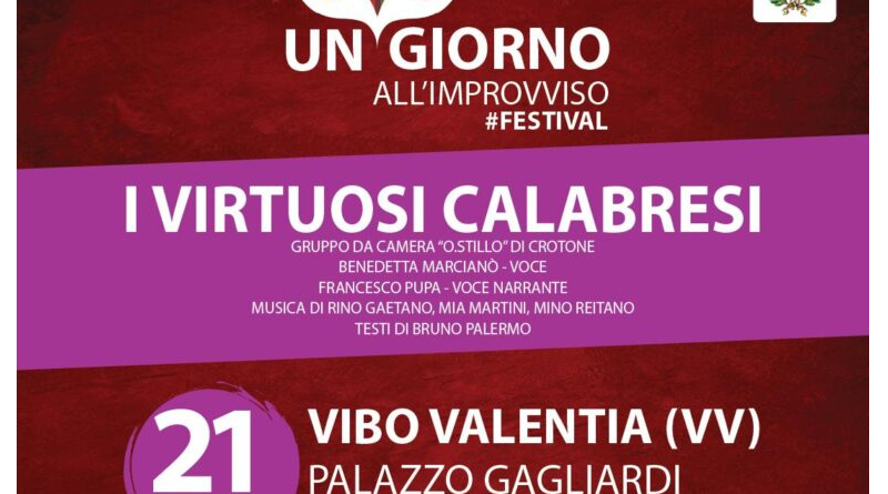 Ancora una settimana ricca di eventi a Vibo Valentia: dal 17 al 22 marzo mostre, teatro, musica e competizioni