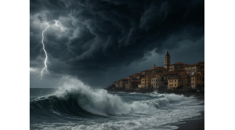 Ciclone Jolinda sulla Calabria: scatta l’allerta arancione, scuole chiuse e primi danni