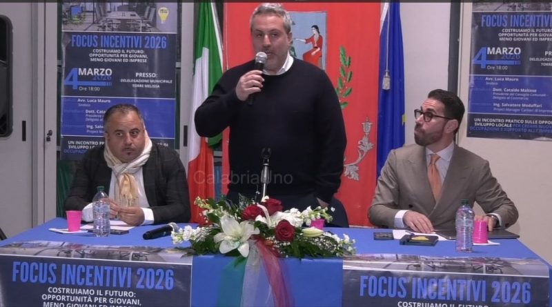 VIDEO – Melissa Scommette sul Futuro: Focus Incentivi 2026 per Imprese e Giovani