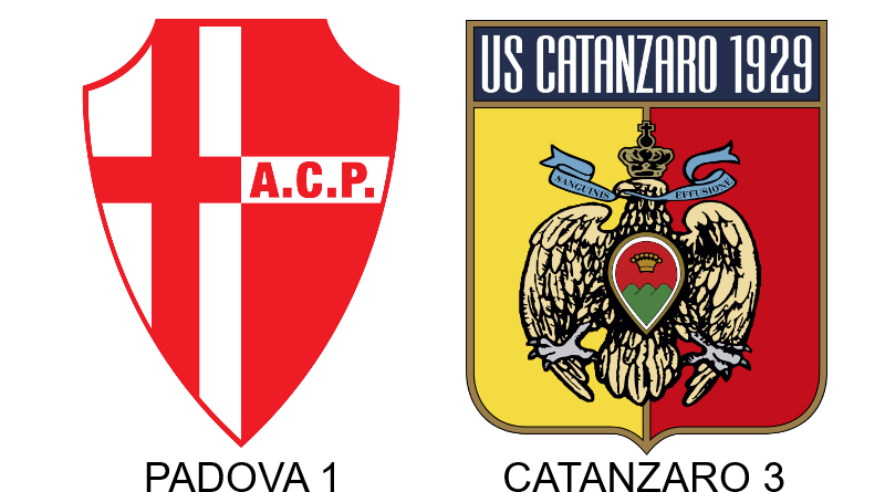 Il Catanzaro sbanca lo stadio Euganeo: 3-1 contro il Padova Il Catanzaro sbanca lo stadio Euganeo: 3-1 contro il Padova