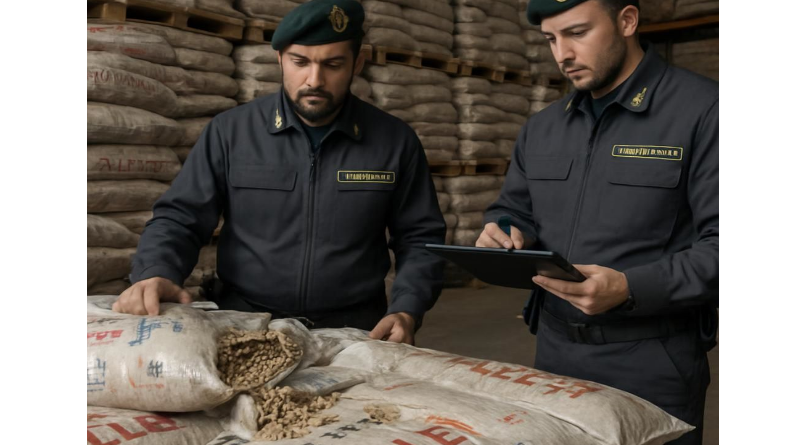 Pellet contraffatto, maxi sequestro tra Calabria e Salento: 250 tonnellate tolte dal mercato