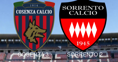Cosenza, cuore e tre rigori: Sorrento piegato 3-2 in una rimonta folle