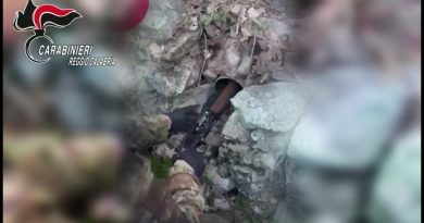 Aspromonte, arsenale in un muretto a secco: trovate armi pronte all’uso