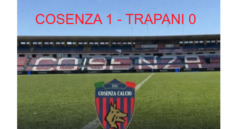 Cosenza batte Trapani 1-0: per i siciliani è retrocessione