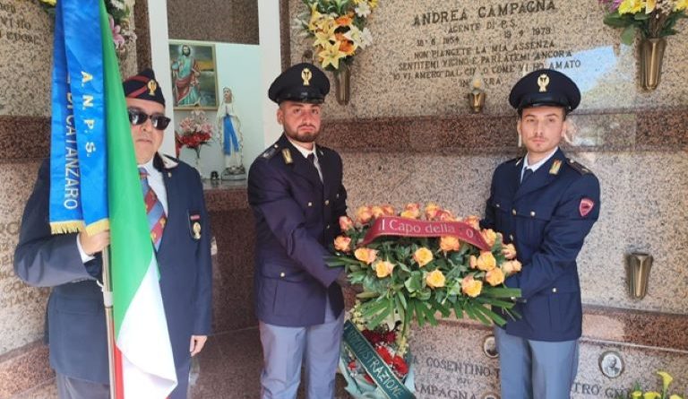 La Polizia di Stato non dimentica Andrea Campagna, l’Agente vittima del terrorismo