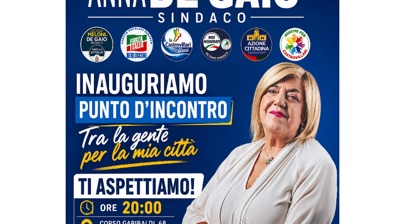 Elezioni a Castrovillari, Anna De Gaio inaugura il suo punto incontro: “Basta promesse, è il momento di fare”