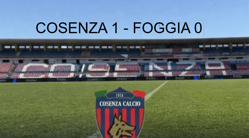 Fortino Marulla: il Cosenza non si ferma più, Foggia battuto di misura