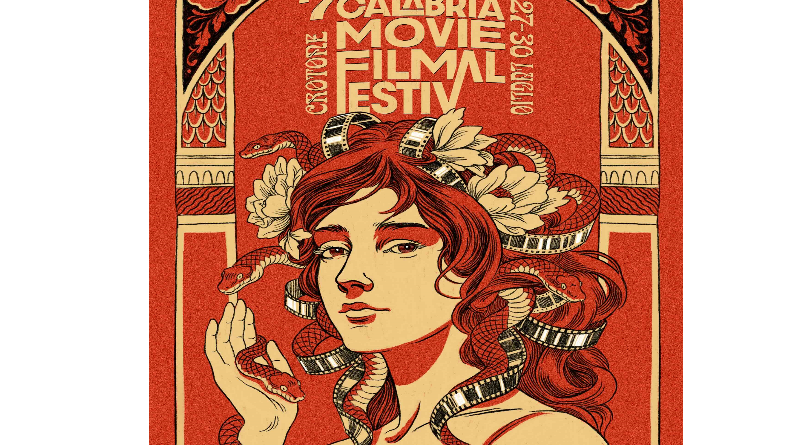 Lucamaleonte firma la locandina del Calabria Movie Film Festival