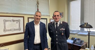 Sicurezza e territorio: il Presidente della Provincia di Crotone in visita a Carabinieri e Vigili del Fuoco