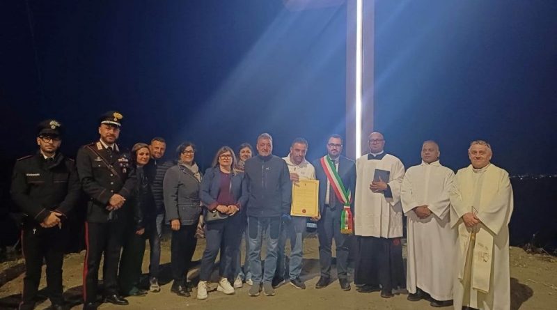 Petilia Policastro: Encomio per i donatori del Crocifisso di Località Arringa