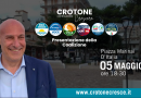 Crotone al voto: Enzo Voce presenta la sua coalizione in Piazza Marinai d’Italia