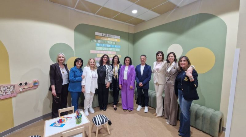 A Vibo Valentia inaugurata da Soroptimist “I Colori delle Emozioni”, la sala d’attesa per bambini con disabilità