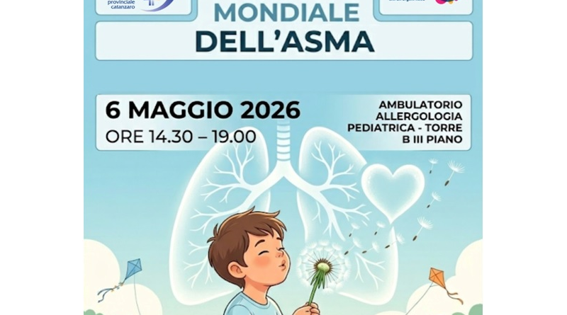 Asma e malattie respiratorie, l’ASP di Catanzaro scende in campo: Open Day con visite gratuite a Lamezia Terme