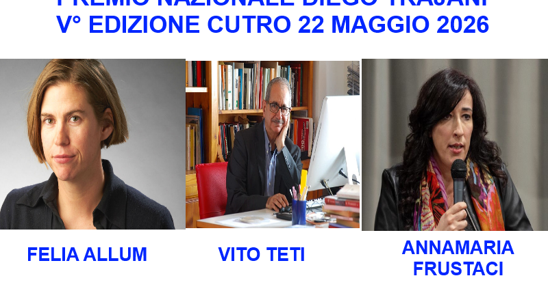 Legalità e cultura, il Premio Tajani andrà a Allum, Teti e Frustaci. A Cutro convegno con Gratteri e Nicaso