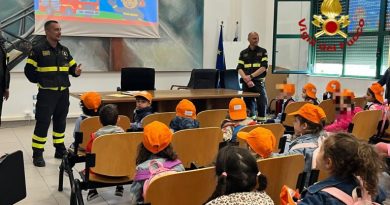 I Vigili del Fuoco di Crotone Accolgono i Giovani dell’Istituto Comprensivo Cicco Simonetta di Caccuri