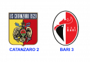 Serie B: Catanzaro Sconfitto in casa 2- 3 ma Saldo ai Playoff,  il Bari guadagna la partecipazione ai Playout