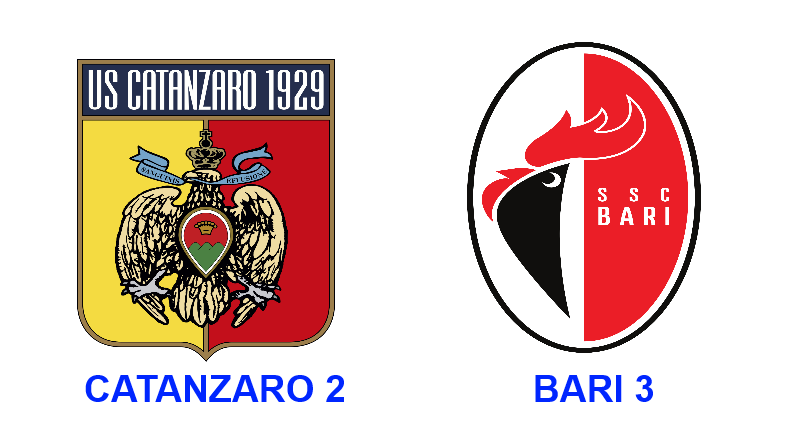Serie B: Catanzaro Sconfitto in casa 2- 3 ma Saldo ai Playoff,  il Bari guadagna la partecipazione ai Playout