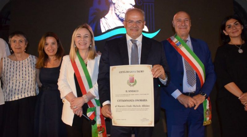 Michele Affidato cittadino onorario di Gioia Tauro