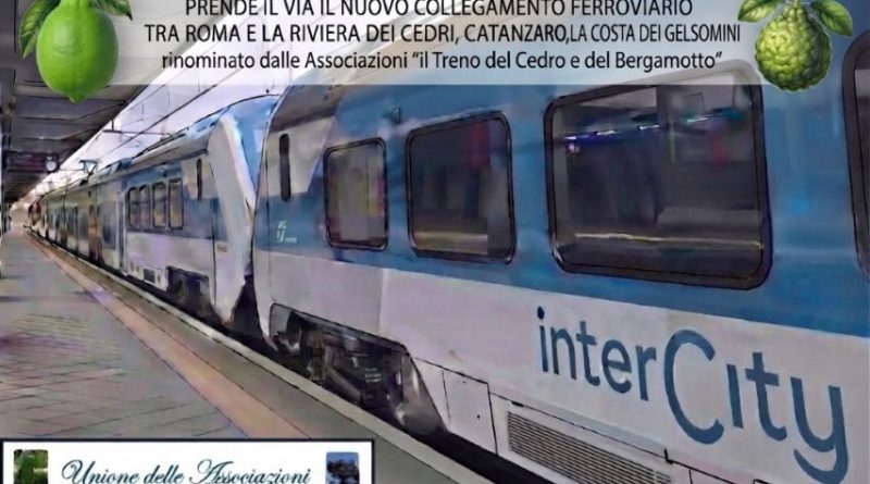 Ferrovie, la Calabria si accorcia: nasce il “Treno del Cedro e del Bergamotto” che unisce i due mari