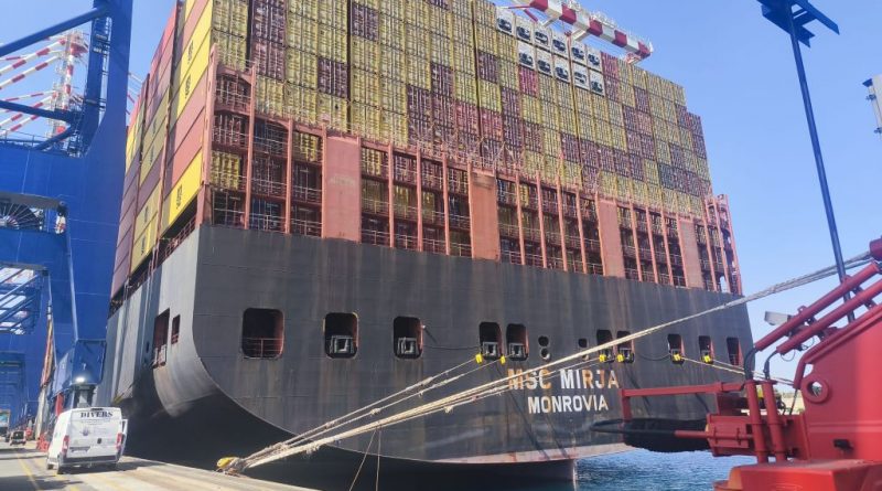 Il Porto di Gioia Tauro spegne i motori dei giganti del mare: primo Cold Ironing di successo sulla Msc Mirja