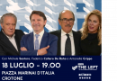 Potere, Verità ed Economia: Tridico a Crotone per rimettere al centro il futuro dei giovani e del Sud contro la propaganda di Occhiuto