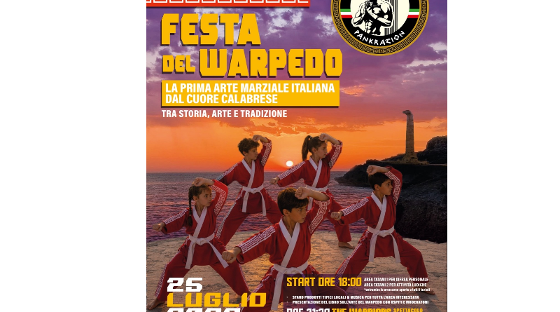 L’ Arte marziale calabrese si prende la scena: a Torretta di Crucoli la prima festa del Warpedo