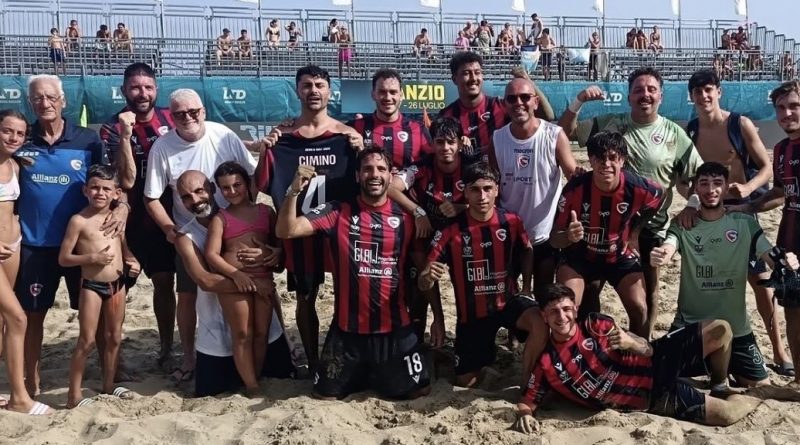 Impresa rossoblù: il Crotone Beach Soccer chiude in bellezza ed è quinto in Serie A