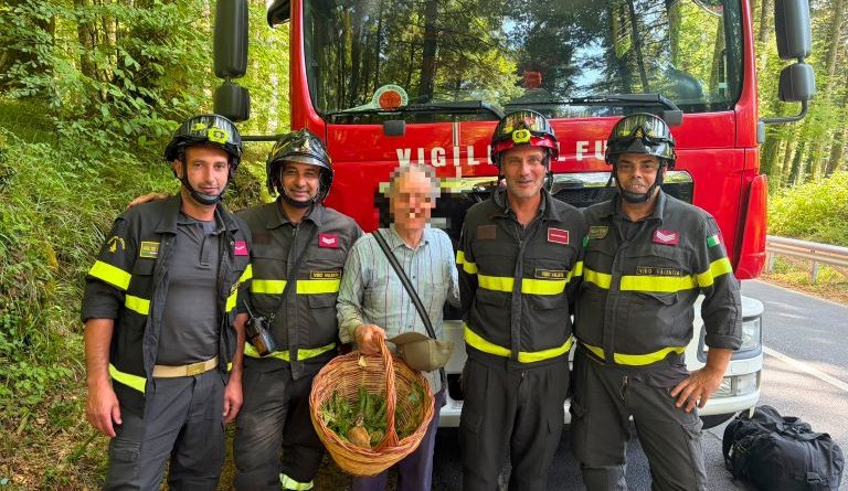 Disperso nei boschi di Serra San Bruno: cercatore di funghi perde l’orientamento, salvato in venti minuti