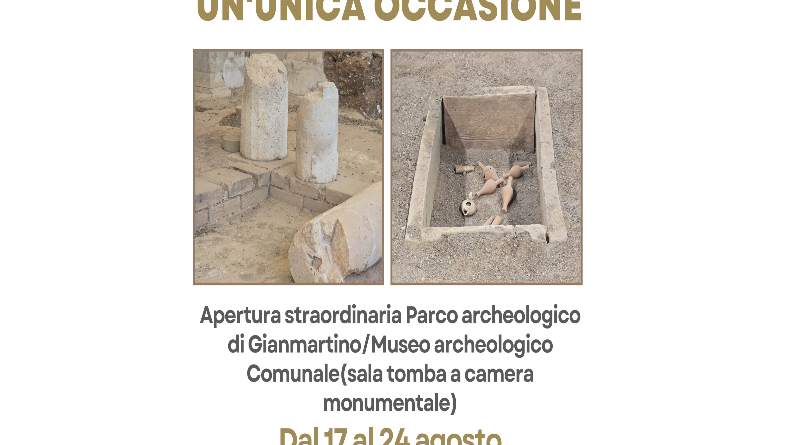 Tiriolo, rinasce il Parco di Gianmartino: visite straordinarie al “Palazzo dei Delfini” e anteprima del nuovo Museo