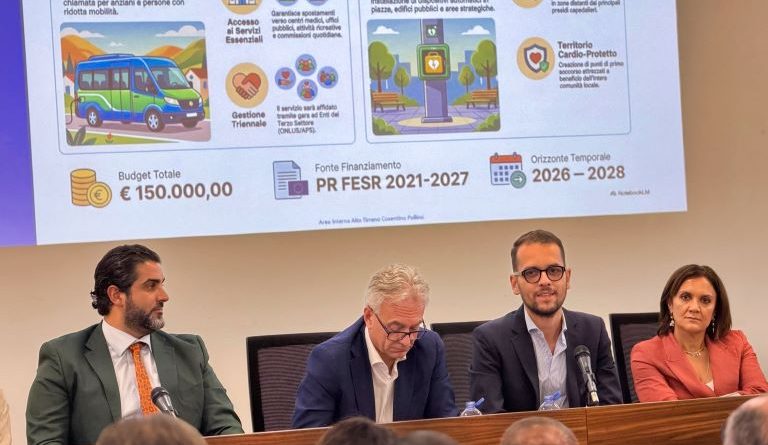 Svolta storica per il Lago di Mormanno: firmata la convenzione SNAI da 600 mila euro