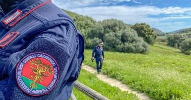 Rende, appicca un incendio ma non sa che un drone lo sta filmando: denunciato