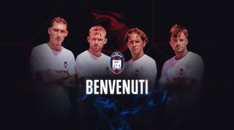 Crotone, poker di acquisti: ufficiali Guerra, Ruggiero, Stauciuc e Tordini
