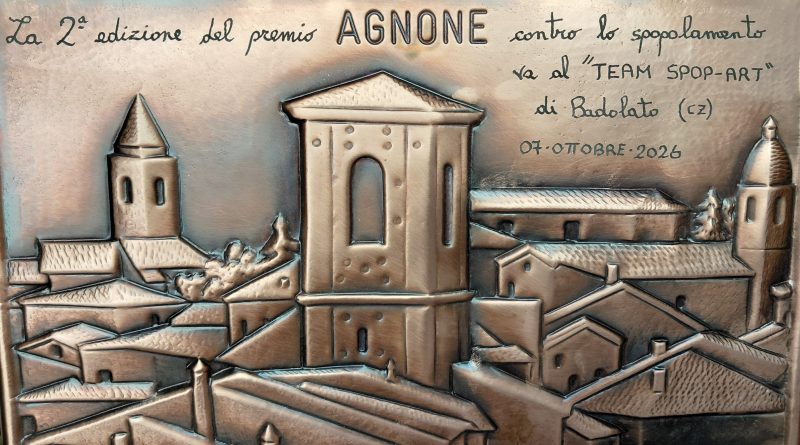 Assegnato al team artist “Spop-Art” di Badolato la seconda edizione del premio “Agnone del Molise contro lo spopolamento”