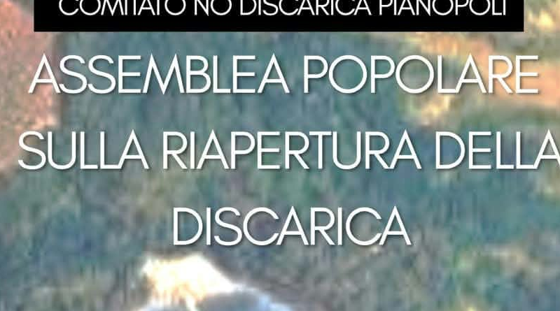 La mobilitazione contro la discarica di Pianopoli: cittadini e istituzioni si mobilitano a Cancello