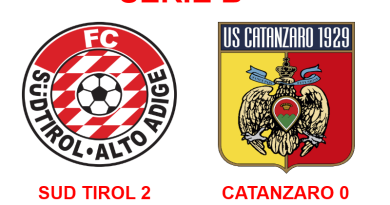 Il Catanzaro cade a Bolzano ma esce a testa alta: la traversa di Alesi nega la svolta, poi la beffa nel finale