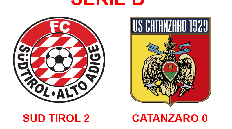 Il Catanzaro cade a Bolzano ma esce a testa alta: la traversa di Alesi nega la svolta, poi la beffa nel finale