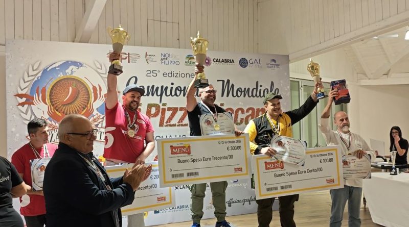 Grisolia, le Nozze d’Argento del gusto: un trionfo per il 25° Campionato Mondiale di Pizza Piccante Grisolia, le Nozze d’Argento del gusto: un trionfo per il 25° Campionato Mondiale di Pizza Piccante