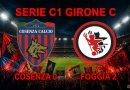 Cosenza-Foggia finisce 0-2: rossoneri col vento in poppa, per i lupi è notte fonda