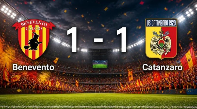 Cuore Catanzaro: Buso firma l’1-1 al 92’, Mignani bagna l’esordio con un punto d’oro