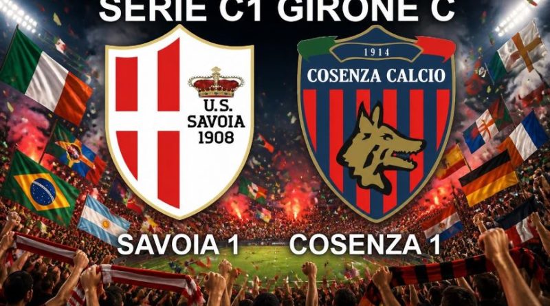 Savoia-Cosenza, un botta e risposta decide il match del “Giraud”: 1-1 e qualche rimpianto per i lupi