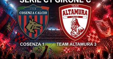 Serie C1: impresa Altamura: Cosenza travolto 1-3 a porte chiuse a Crotone